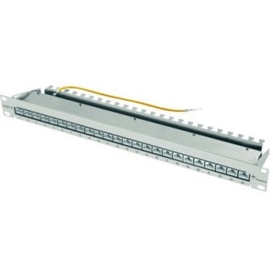 Picture of TELEGRTNER 19 Patch Panel 1 HU, RAL 7035