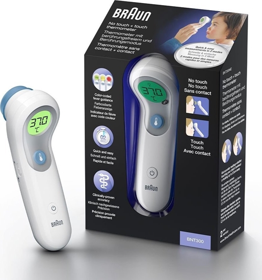 Picture of Termometr Braun BNT300 bezdotykowy i dotykowy do czoa (TOW018151)
