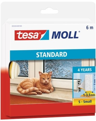 Picture of TESA tesamoll 6 m Okno/drzwi Pianka uszczelniajca Samoprzylepny Biay