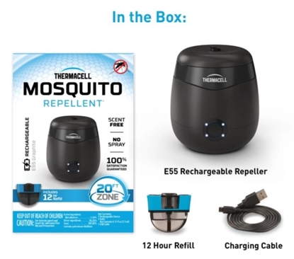 Picture of Thermacell E55XI Portable Mosquito Repeller, Rechargable Zone
