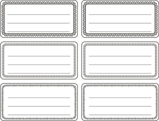 Изображение Titanum Naklejki etykiety biao czarne 144szt