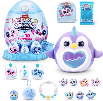 Picture of TOY PLUSH RAINBOCORNS EGGZANIA 92119