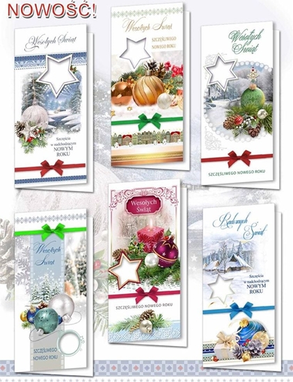 Picture of Top Graphic Karnet DL BN z opatkiem, wieckie (10szt.) MIX