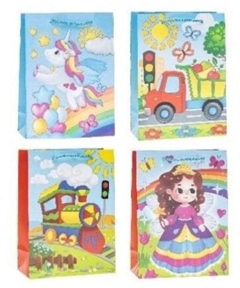 Picture of Torebka Pop-Up 3D 26x32x10cm mix ROZETTE