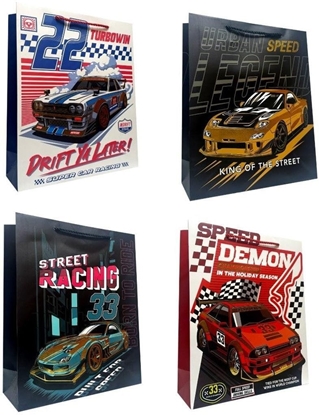 Attēls no Torebka prezentowa M Racing metalizowana mix