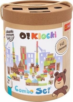 Picture of Trefl Zabawka drewniana - Klocki combo 142szt