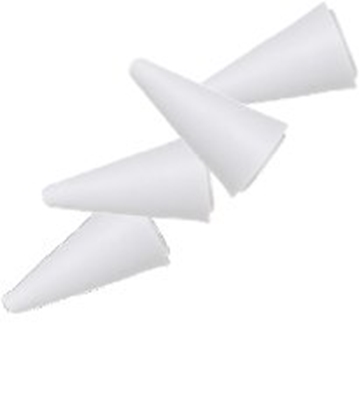 Attēls no Tucano Pencil replacement nibs, 4 pcs, white