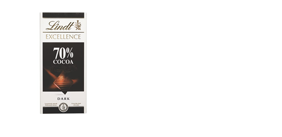 Picture of Tumšā šokolāde LINDT Excellence 70% kakao, 100g