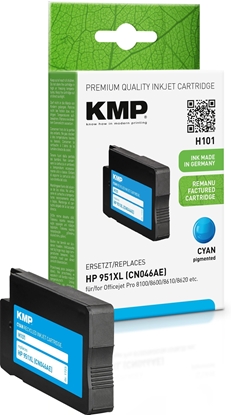 Picture of Tusz KMP KMP H101 ink cartridge cyan compatible with HP CN 046 AE - 1723,4003