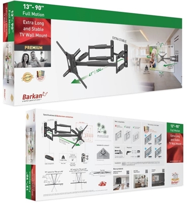 Picture of Uchwyt cienny do telwizora TV 13-90 60 kg obrotowy uchylny