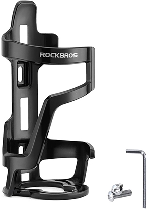 Attēls no Uchwyt rowerowy na butelk bidon mocowanie szyjk do dou - czarny Uchwyt rowerowy na butelk bidon mocowanie szyjk do dou - czarny