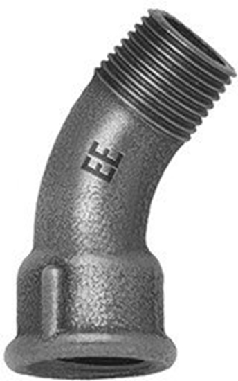 Picture of uk dugi ocynk 45* DN32 11/4 nakrtno-wkrtny