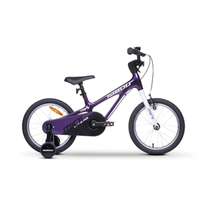 Attēls no Ultraviegls bērnu velosipēds TABOU Mini Lite MG, 18" violeti balts