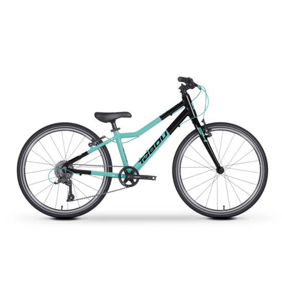 Picture of Ultraviegls bērnu velosipēds TABOU Superlite 24, tirkīzmelns