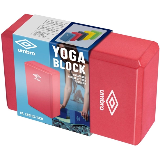 Изображение UMBRO ROZĀ BLOKS VINGRINĀJUMIEM JOGAI PILATES FITNESS
