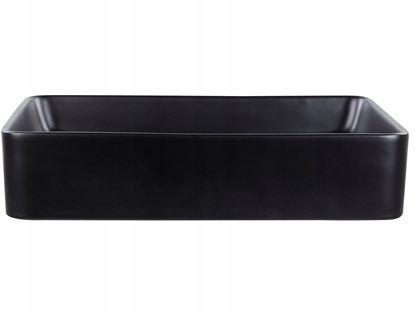 Picture of Umywalka Beliani Umywalka nablatowa 51 x 34 cm czarna CHIVANA