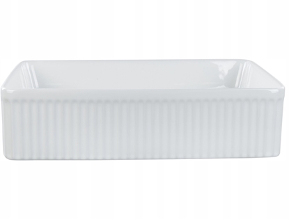 Picture of Umywalka Beliani Umywalka nablatowa ceramiczna 50 x 34 cm biaa GELDO