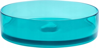 Picture of Umywalka Beliani Umywalka nablatowa okrga  36 cm turkusowa TOLOSA