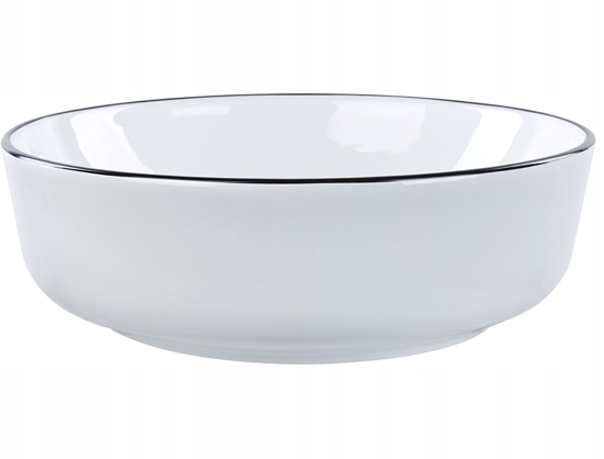 Изображение Umywalka nablatowa okrga  42 cm biaa XERT