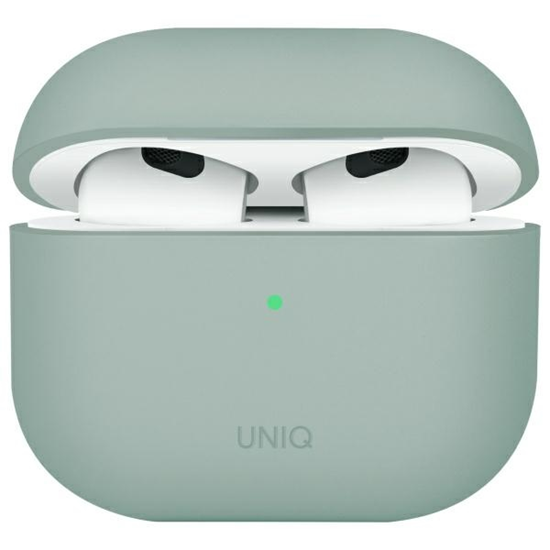 Изображение UNIQ case Lino AirPods 4 Silicone iceplant green