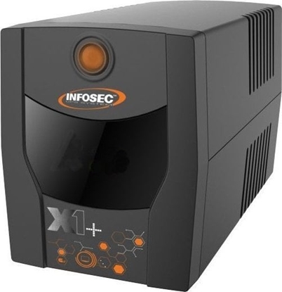 Attēls no UPS Infosec Infosec Zasilacz awaryjny UPS 700VA 360W 7Ah 2x FR/Schuko