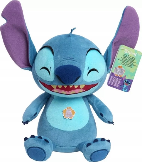 Изображение Usorteret Disney Stitch Crack Me Up Feature Plush 28 cm