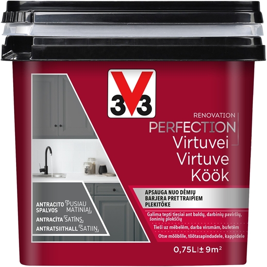 Picture of V33 PAINT KITCHEN PERF ANTHRACITE 0.75L