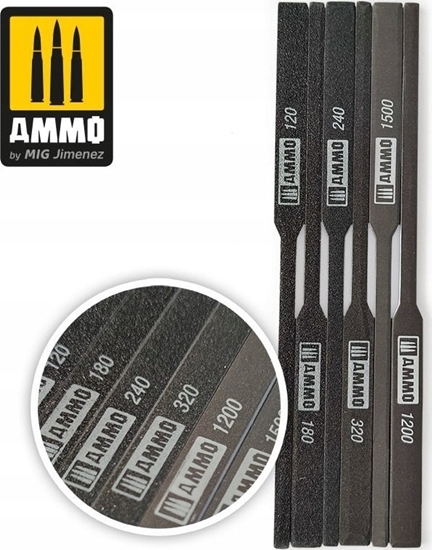 Picture of Vallejo Ammo: Tapered Sanding Sticks (6)