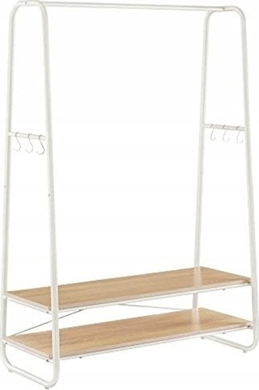 Picture of Vasagle Przemysowy wieszak na ubrania rurkowy, db i krem 