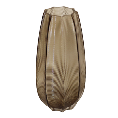 Изображение Vāze stikla 13x29cm, dūmakaini brūna