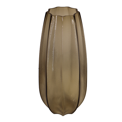 Изображение Vāze stikla 16x35cm, dūmakaini brūna