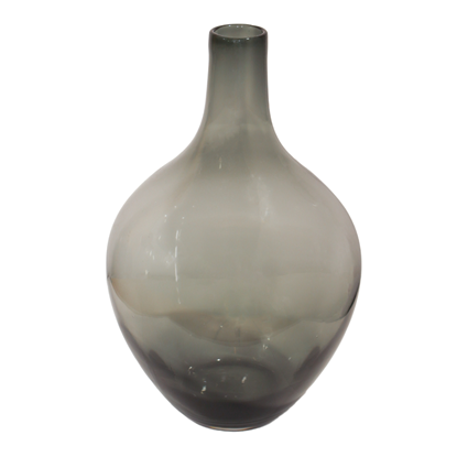 Изображение Vāze stikla lāses formas 25x38cm, dūmakaini pelēka