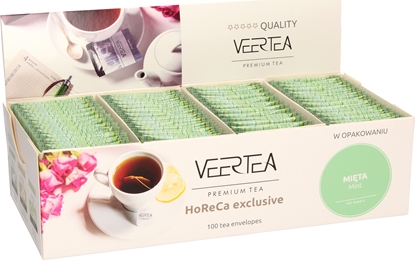 Attēls no VEERTEA PREMIUM 100 kopert MINT TEA 2g