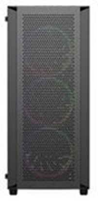 Attēls no VeinX case BR15A Mid Tower, bez zdroje, 2x USB3.0, 1x USB2.0, 4x 120mm ARGB Fan, 1x ARGB Controller, erná