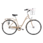 Изображение Velosipēds ROMET Art Deco Classic, ar priekšējo grozu, bēšs (M)