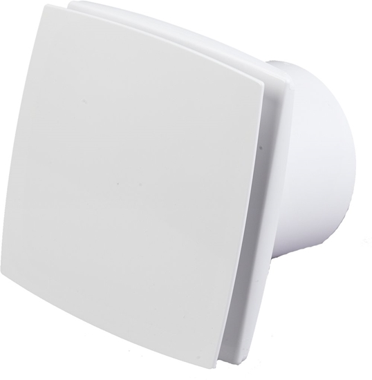 Picture of Ventilator el 700q th ø100mm hvid