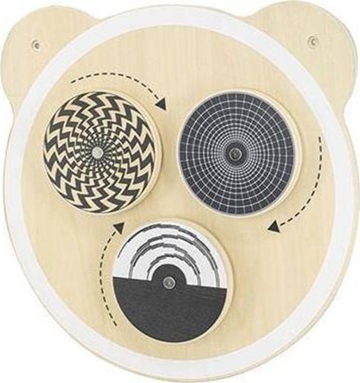 Изображение Viga Toys VIGA Drewniana Tablica Wirujce Punkty Certyfikat FSC