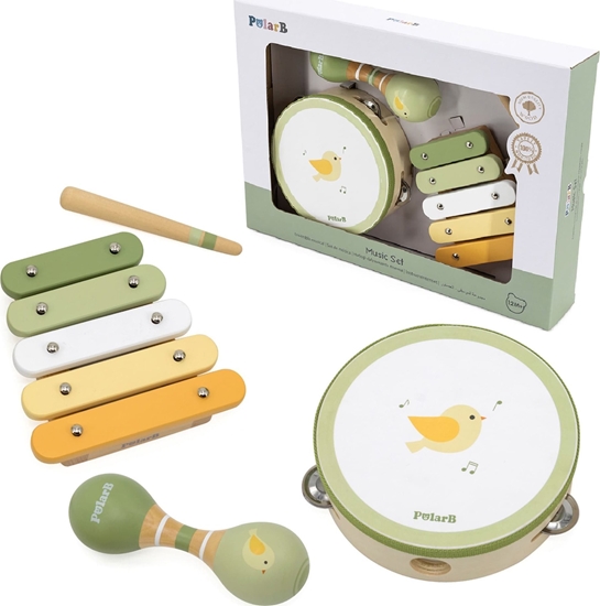 Picture of Viga Toys Zestaw Instrumentów Muzycznych Zielony