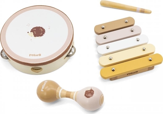 Picture of Viga Toys Zestaw Muzyczny Je Tamburyn Marakasy Ksylofon