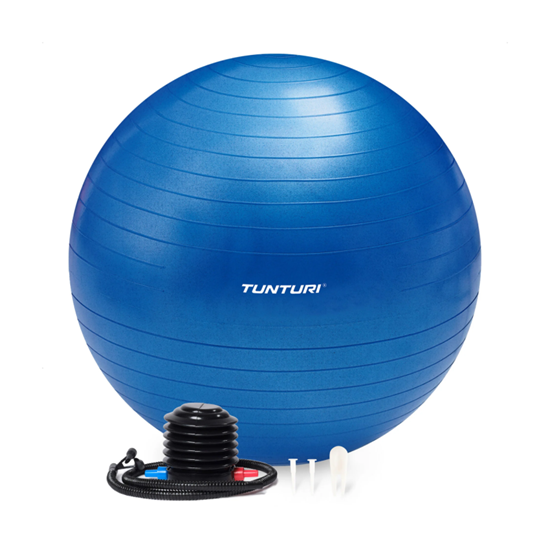 Изображение Vingrošanas bumba TUNTURI Gymball 65cm, Anti-Burst, Blue