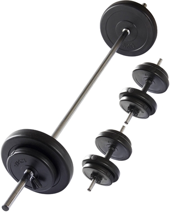 Attēls no VIRTUFIT ZESTAW HANTLI REGULOWANYCH Z GRYFEM CZCYM 30,5 KG