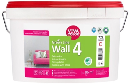 Picture of VivaColor PAINT GREEN LINE WALL 4 A 7,2L