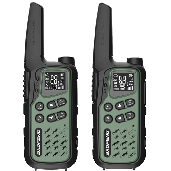 Picture of Walkie-Talkie Baofeng BF-T25E Green, 2 pieces