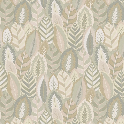 Picture of WALLPAPER 121807 ARTY LEAVES SAGE