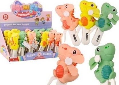 Attēls no Wiatrak rczny dinozaur dla dzieci MIX