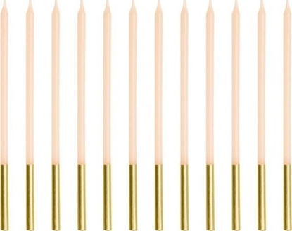 Изображение wieczki urodzinowe gadkie beowe 14cm 12szt