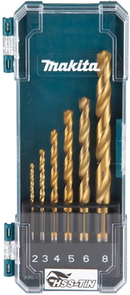 Picture of Wierto Makita MAKITA D-72833 zestaw 6 wierte do metalu HSS