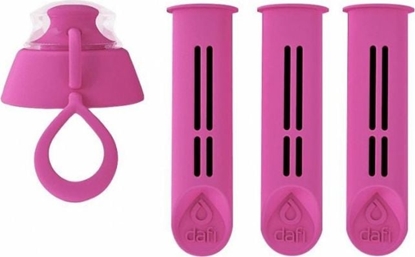 Picture of Wkad filtrujcy Dafi do butelki + zakrtka Róowy 3 szt.