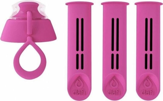 Picture of Wkad filtrujcy Dafi do butelki + zakrtka Róowy 3 szt.