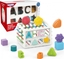 Attēls no WOOPIE BABY Elastyczna Kostka Sensoryczna Sorter dla Dzieci Kolorowe Ksztaty Alfabet 15 el.